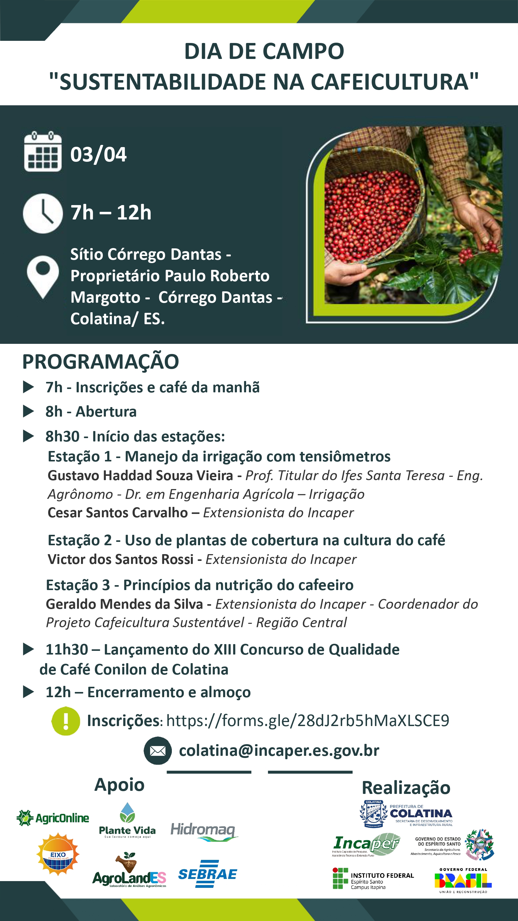 DIA DE CAMPO SUSTENTABILIDADE NA CAFEICULTURA COLATINA page 0001