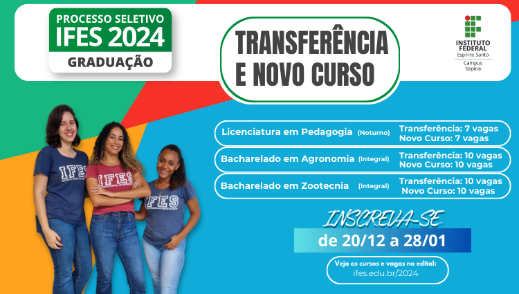 2023 Edital de Transferencia e novo curso